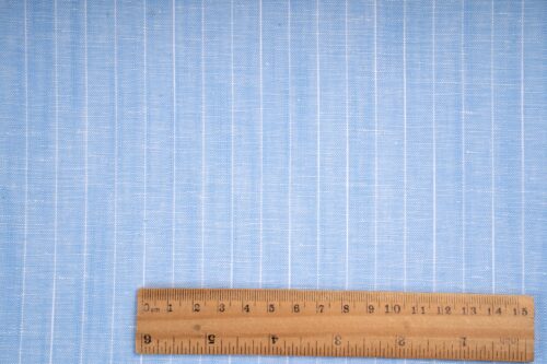 SW_05357 Linen Cotton Stripe Fabric - 145g Medium Weight, 140cm Width, Versatile Material - Summer Wear #3539