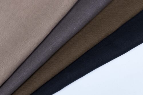linenschina 2001 (10) Premium Pure Linen Fabric for Jackets & Suits - 240g Heavyweight, 137cm Width, Breathable Natural Texture - Ideal for Autumn Winter Clothing #2001