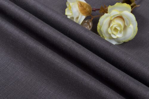 linenschina 2001 (8) Premium Pure Linen Fabric for Jackets & Suits - 240g Heavyweight, 137cm Width, Breathable Natural Texture - Ideal for Autumn Winter Clothing #2001