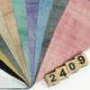 linenschina 2409. Linen Tencel Viscose Blend Fabric - 211g Medium Weight, 138cm Width, Textured Surface - Perfect for Autumn Winter Spring Garments #2409