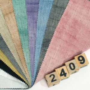 linenschina 2409. Linen Tencel Viscose Blend Fabric - 211g Medium Weight, 138cm Width, Textured Surface - Perfect for Autumn Winter Spring Garments #2409
