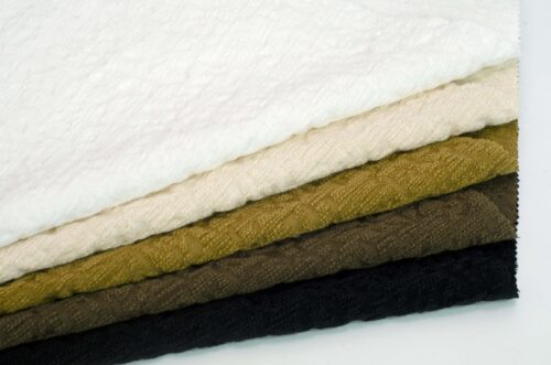 linenschina 2527 (2) Cotton Linen Viscose Blend Fabric - 392g Extra Heavy, 137cm Width, Jacquard Weave - Winter Autumn Drapey Material #2527