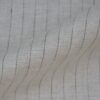 linenschina 2812 (8) Herringbone Linen Fabric - 152g Medium Weight, 137cm Width, White Pinstripe - Structured Shirts & Pants Material #2812