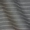 linenschina 2812 (80) Herringbone Linen Fabric - 152g Medium Weight, 137cm Width, White Pinstripe - Structured Shirts & Pants Material #2812