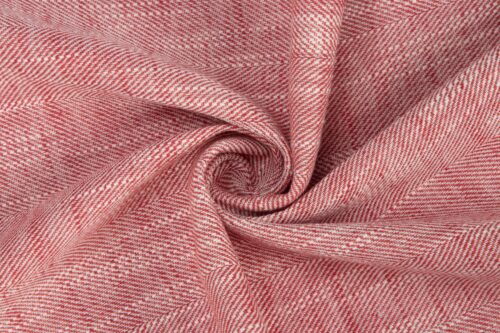 linenschina 2814 (10) Linen Cotton Herringbone Fabric - 210g Heavyweight, 138cm Width, Breathable Blend - Premium Autumn Winter Material #2814