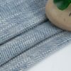 linenschina 2814 (7) Linen Cotton Herringbone Fabric - 210g Heavyweight, 138cm Width, Breathable Blend - Premium Autumn Winter Material #2814