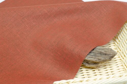 linenschina 2946 (27) Linen Polyester Blend - 147g Medium Weight, 137cm Width, Color Woven - Smooth Spring Summer Fabric #2946