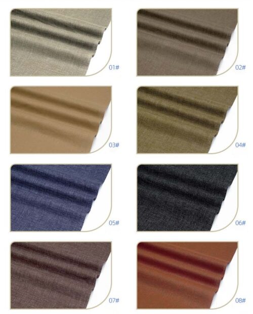 linenschina 2946 (50) Linen Polyester Blend - 147g Medium Weight, 137cm Width, Color Woven - Smooth Spring Summer Fabric #2946