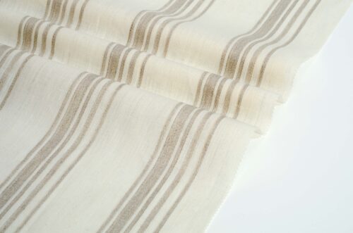 linenschina 2948 (8) Linen Stripe Jacquard - 143g Medium Weight, 138cm Width, Breathtaking Texture - Summer Dresses & Blouses #2948