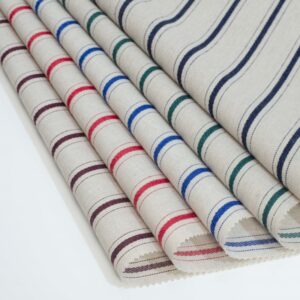 linenschina 2951 (1) Linen Cotton Blend - 178g Medium Weight, 138cm Width, Subtle Jacquard - Natural Spring Autumn Style #2951