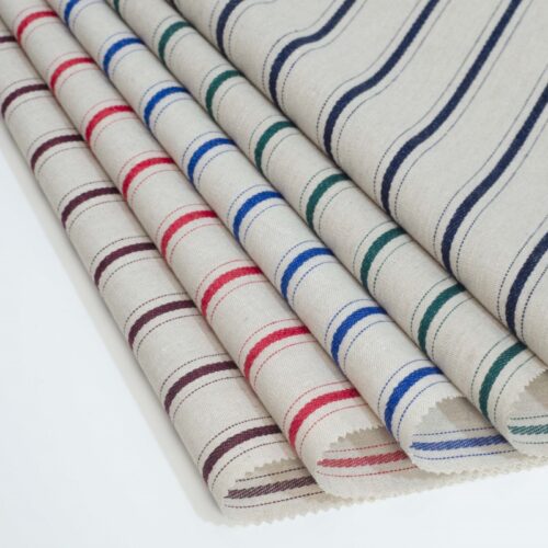 linenschina 2951 (1) Linen Cotton Blend - 178g Medium Weight, 138cm Width, Subtle Jacquard - Natural Spring Autumn Style #2951
