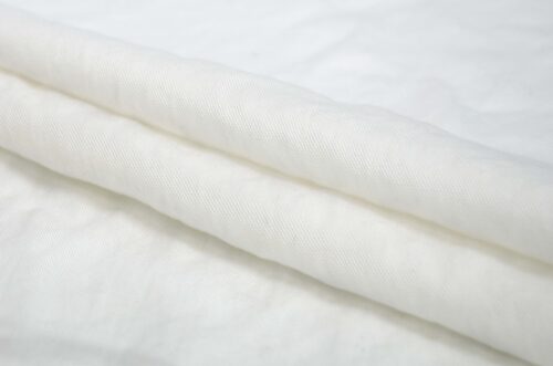 linenschina (4) Tencel Linen Cotton Blend Fabric - 230g Medium Weight, 150cm Wide, Twill Weave - Structured Summer Spring Autumn Fabric #2532