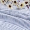 linenschina.2716 (1) 100% Linen Stripe Fabric - 160g Lightweight, 138cm Width, Classic Pinstripe - Breathable Spring Summer Material #2716