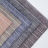 linenschina.2718 (10) Pure Linen Yarn Dyed Fabric - 165g Lightweight, 138cm Width, Colorful Stripes - Summer Spring Cooling Material #2718