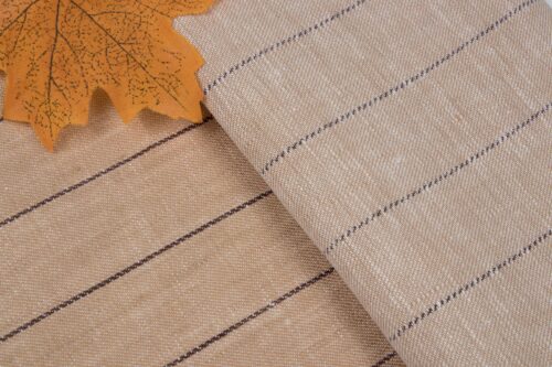 linenschina.2808 (6) Medium Weight Linen Fabric - 177g, 138cm Width, Pure Natural Linen - Ideal for Spring Summer Garments #2808