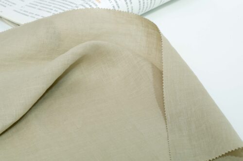 linenschina.com—2121 (7) Royal Hemp Fabric for Summer Clothing - 122g Lightweight, 137cm Width, Antimicrobial Natural Fiber - High-End Washed Finish for Shirts #2121