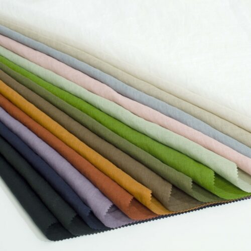 linenschina.com—2121 。 Royal Hemp Fabric for Summer Clothing - 122g Lightweight, 137cm Width, Antimicrobial Natural Fiber - High-End Washed Finish for Shirts #2121