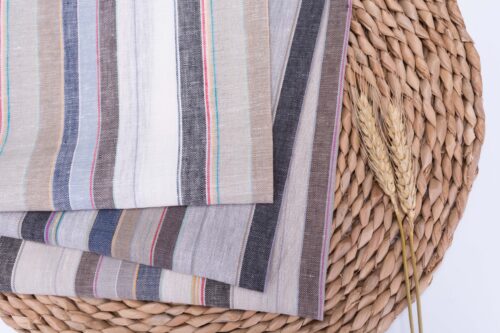 linenschina2811 (5) Classic Linen Fabric - 151g Medium Weight, 138cm Width, Year-Round Natural Material - Spring Summer #2811