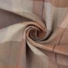 linenschina2819 (10) Linen Cotton Blend Fabric - 139g Lightweight, 138cm Width, Yarn Dyed Stripe - Soft Summer Spring Material #2819