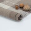linenschina2819 (7) Linen Cotton Blend Fabric - 139g Lightweight, 138cm Width, Yarn Dyed Stripe - Soft Summer Spring Material #2819