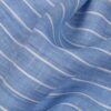 linenschina2851 (7) Classic Striped Linen Fabric - 158g Medium Weight, 138cm Width, Yarn Dyed Quality - Timeless Shirts & Suits Material #2851