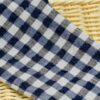 linenschina2863 (13) Linen Cotton Seersucker Fabric - 183g Medium Weight, 130cm Width, Bubble Check Pattern - Spring Autumn #2863