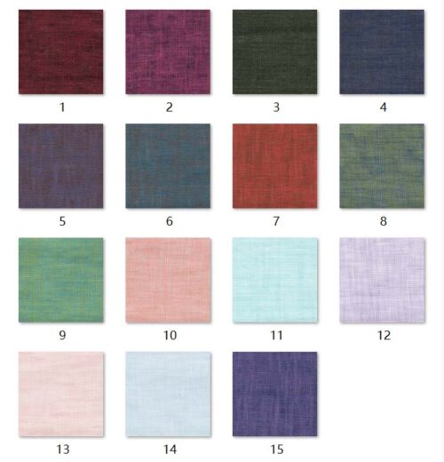 linenschina2927 (3) Colorful Yarn Dyed Linen - 136g Lightweight, 138cm Width, Energy-Boosting Colors - Summer Spring Shirts & Pants #2927