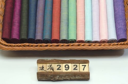 linenschina2927 (8) Colorful Yarn Dyed Linen - 136g Lightweight, 138cm Width, Energy-Boosting Colors - Summer Spring Shirts & Pants #2927