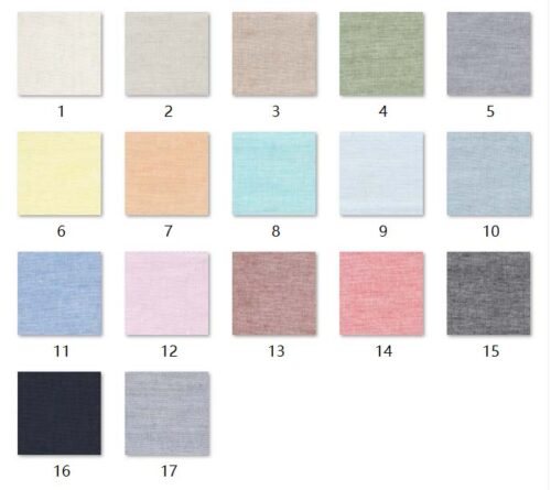 linenschina2936 (2) Linen Cotton Poly Chambray - 118g Lightweight, 138cm Width, Youthful Style - Summer Tops & Pants #2936