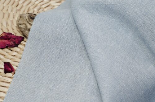 linenschina2936 (33) Linen Cotton Poly Chambray - 118g Lightweight, 138cm Width, Youthful Style - Summer Tops & Pants #2936