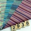 Pastel Stripe Linen Fabric - 103g Ultra Light, 138cm Width, Vintage Color Palette - Spring Summer Essential #2938
