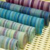 Pastel Stripe Linen Fabric - 103g Ultra Light, 138cm Width, Vintage Color Palette - Spring Summer Essential #2938