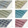 Pastel Stripe Linen Fabric - 103g Ultra Light, 138cm Width, Vintage Color Palette - Spring Summer Essential #2938