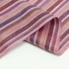 Pastel Stripe Linen Fabric - 103g Ultra Light, 138cm Width, Vintage Color Palette - Spring Summer Essential #2938