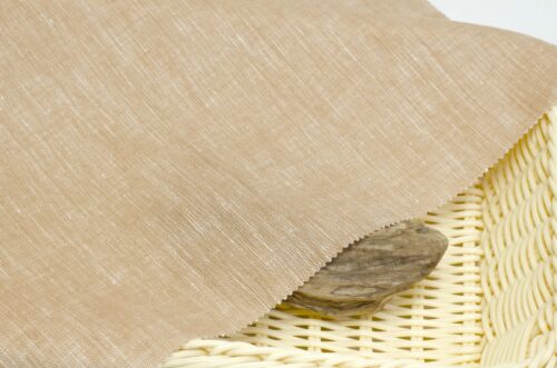 linenschina2939 (18) Linen Cotton Chambray Fabric - 113g Lightweight, 138cm Width, Natural Texture - Summer Spring Healing Material #2939