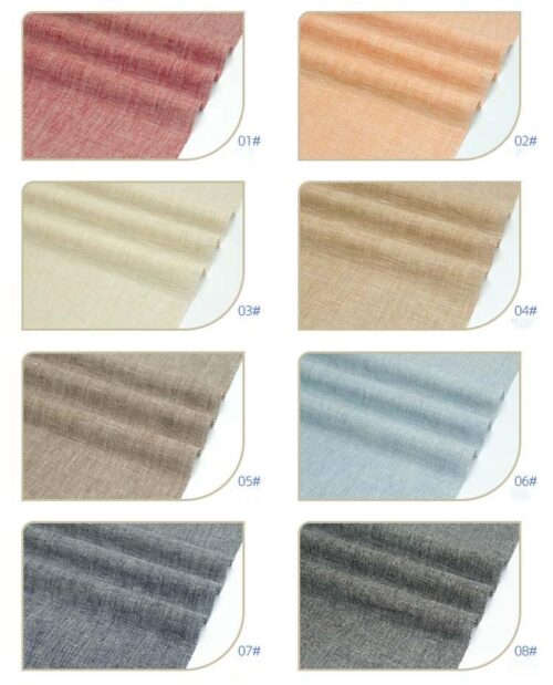 linenschina2939 (2) Linen Cotton Chambray Fabric - 113g Lightweight, 138cm Width, Natural Texture - Summer Spring Healing Material #2939