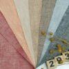 linenschina2939 (3) Linen Cotton Chambray Fabric - 113g Lightweight, 138cm Width, Natural Texture - Summer Spring Healing Material #2939