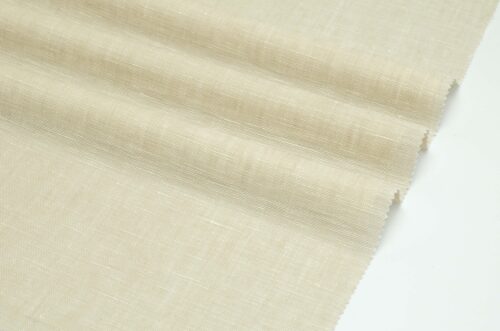 linenschina2939 (8) Linen Cotton Chambray Fabric - 113g Lightweight, 138cm Width, Natural Texture - Summer Spring Healing Material #2939