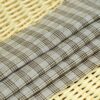 linenschina2941 (11) Linen Rayon Check Fabric - 170g Medium Weight, 138cm Width, Mini Grid Pattern - Spring Summer Autumn #2941