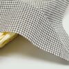 linenschina2942 (12) Linen Cotton Poly Check - 175g Medium Weight, 138cm Width, Subtle Grid - Retro Spring Summer Autumn #2942