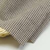 linenschina2942 (15) Linen Cotton Poly Check - 175g Medium Weight, 138cm Width, Subtle Grid - Retro Spring Summer Autumn #2942