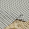 linenschina2943 (15) Light Linen Blend Check - 149g, 138cm Width, Cotton Poly Mix - Understated Spring Summer Pattern #2943