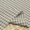 linenschina2943 (17) Light Linen Blend Check - 149g, 138cm Width, Cotton Poly Mix - Understated Spring Summer Pattern #2943
