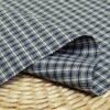 linenschina2943 (23) Light Linen Blend Check - 149g, 138cm Width, Cotton Poly Mix - Understated Spring Summer Pattern #2943
