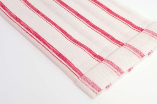 linenschina2949 (23) Luxury Linen Stripe - 152g Medium Weight, 140cm Width, Skin-Friendly Weave - Premium Summer Wear #2949