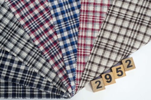 linenschina2952 (3) Soft Linen Cotton Mix - 137g Lightweight, 138cm Width, Muted Colors - Gentle Spring Summer Feel #2952