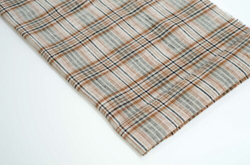 linenschina2955 (13) Textured Pure Linen - 147g Medium Weight, 137cm Width, Jacquard Pattern - Spring Summer Essential #2955