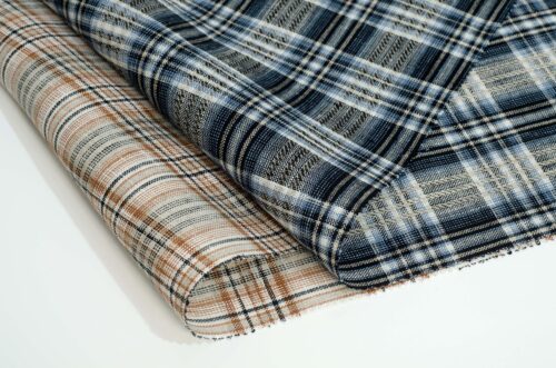 linenschina2955 (4) Textured Pure Linen - 147g Medium Weight, 137cm Width, Jacquard Pattern - Spring Summer Essential #2955