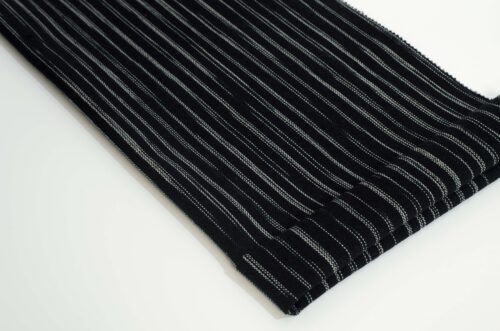 linenschina2956 (18) Linen Mix Stripe - 148g Lightweight, 140cm Width, Irregular Lines - Summer Spring Relaxed Style #2956