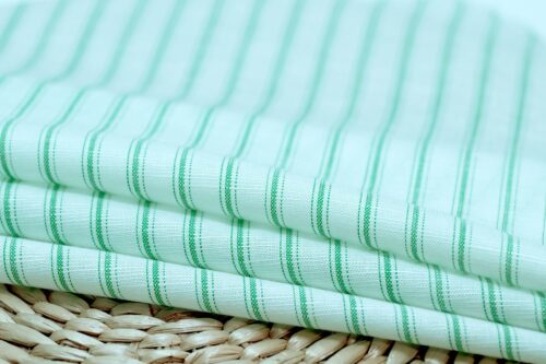 linenschina2959 (10) Tencel Linen Stripe - 124g Lightweight, 140cm Width, Cool Summer Feel - Vibrant Color Story #2959